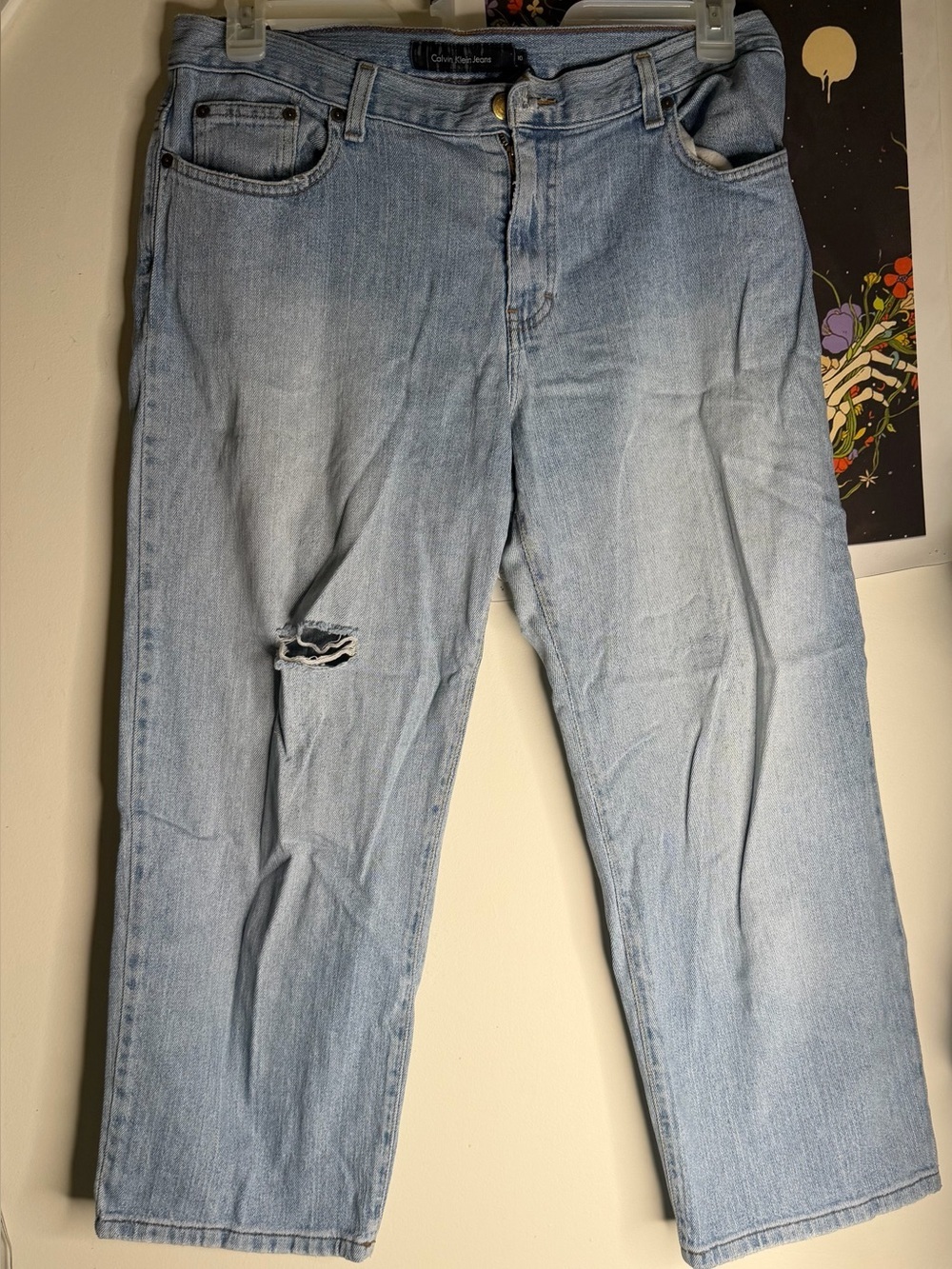 Calvin Klein Light Wash Relaxed Fit Jeans